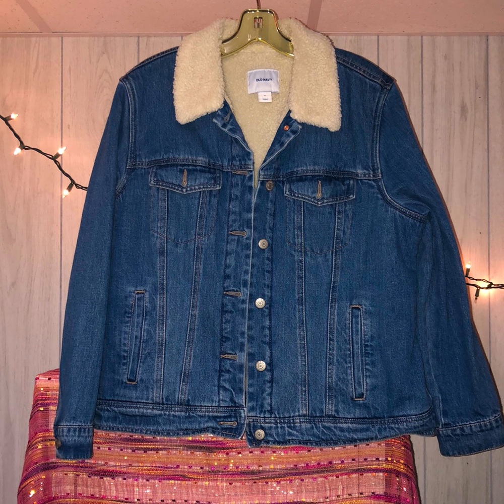 Old Navy Sherpa Jean Jacket💙